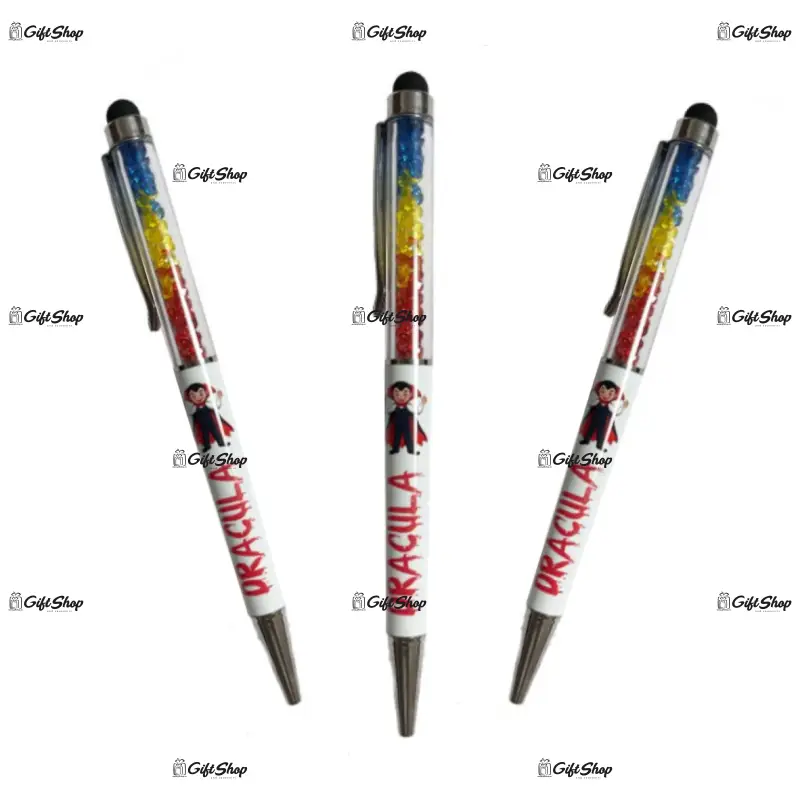 Dracula, pix suvenir alb cu touch, model a